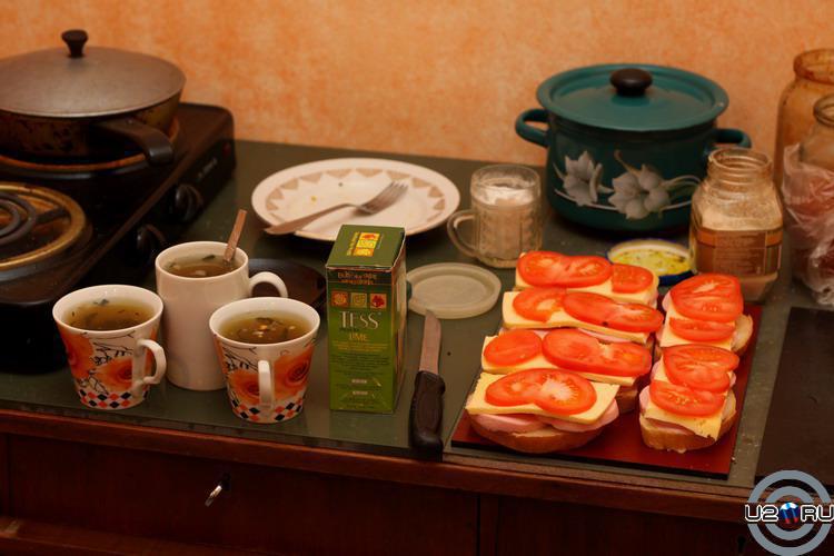 Утренний перекус... Жамисон не влез)