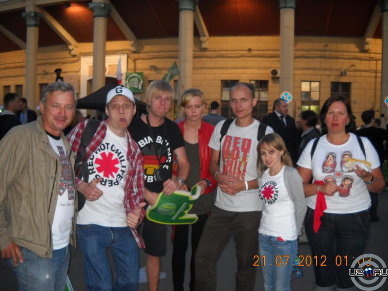 После концерта RHCP в Питере.