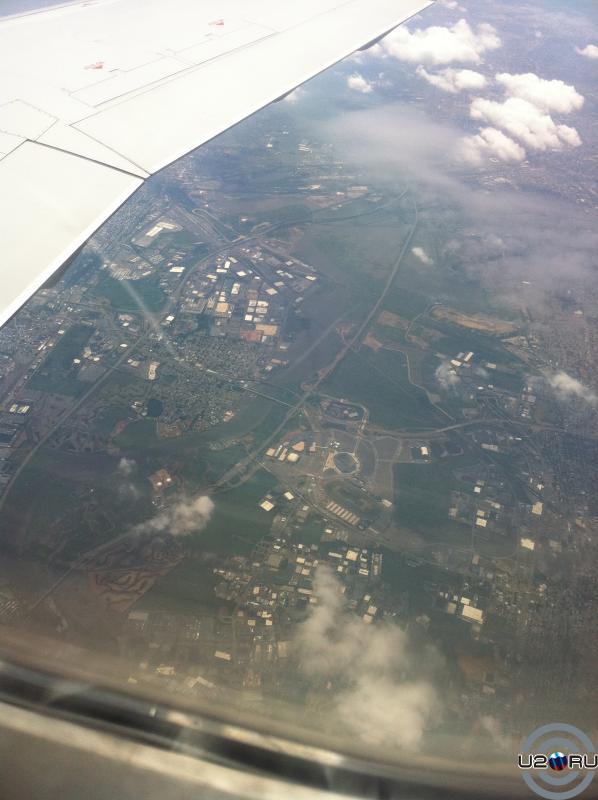 New meadowlands stadium, NJ - с высоты птичьего полета. New meadowlands stadium, NJ - с высоты птичьего полета.