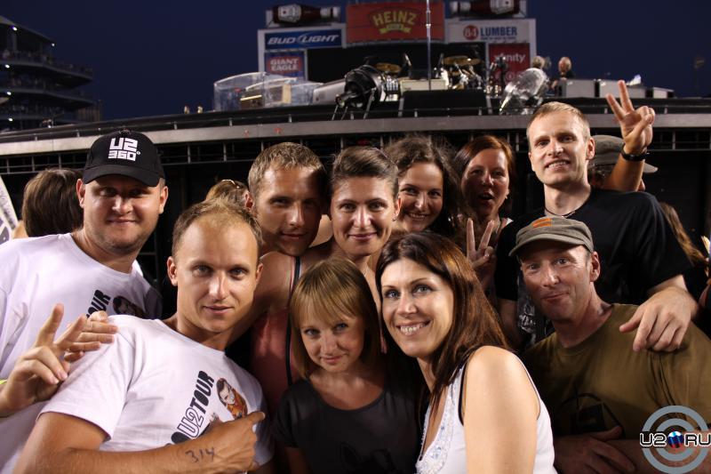  Представители U2.RU в GA 26.07.2011 Pittsburgh + наш друг Denis из солнечной Шотландии:)