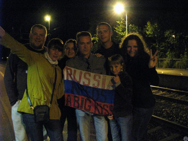 Russia needs a big kiss.