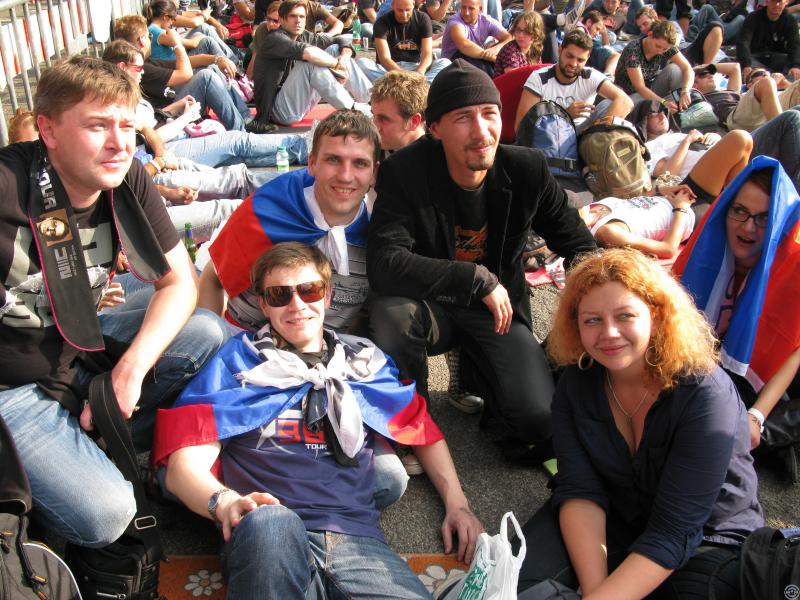 Russian fans