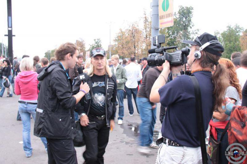 MTV записывает интервью