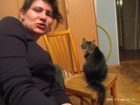 Анна_на_грани с кошкой